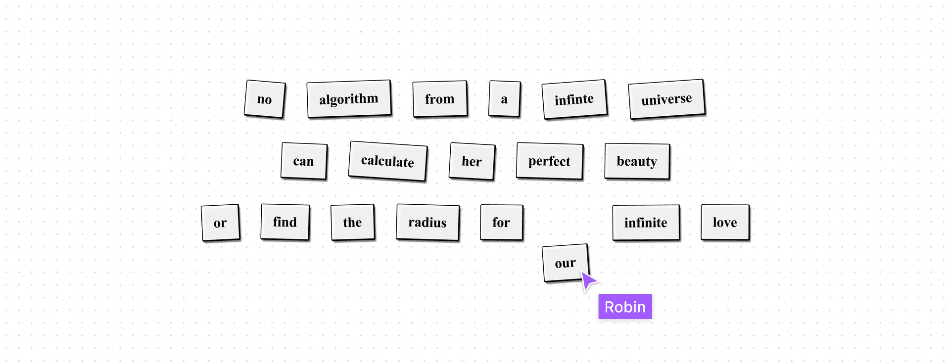 Word magnets